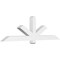 Ekena Millwork Kennewick Architectural Grade PVC Gable Bracket, 72"W x 21"H x 4"D x 4"F, 7/12 Pitch GBP072X21X0404KEN00 - alternate 1